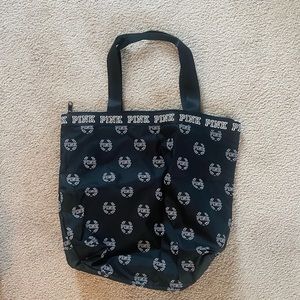 Black "pink" Victoria secret tote bag.